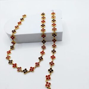 Parure princesse rouge
