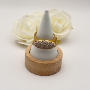 Bague strass réglable