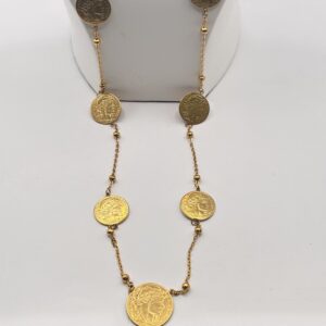 Sautoir 7 Louis double face