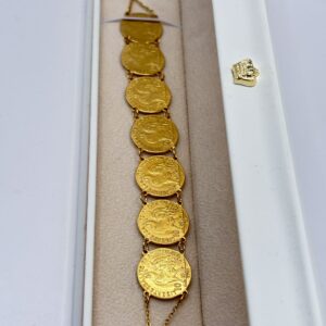 Gourmette 7louis double face