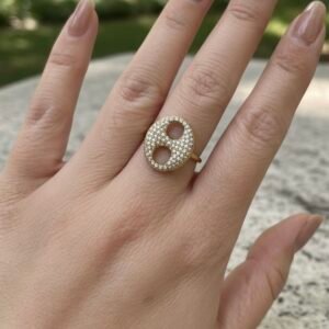 Bague grain de café