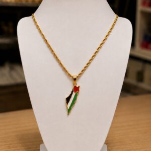 Collier drapeau palestinien