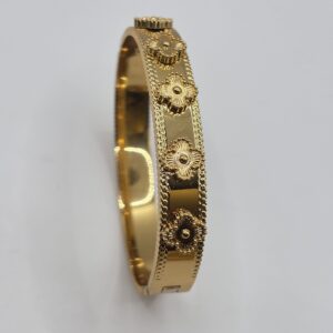 Bracelet trèfle doré