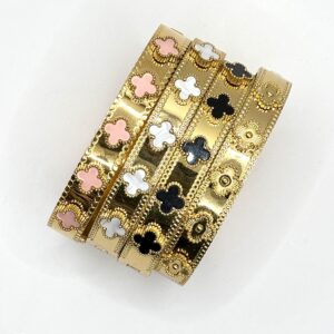 Bracelets trèfles 💕🖤💛🤍