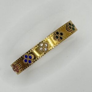 Bracelet trèfle multicolore