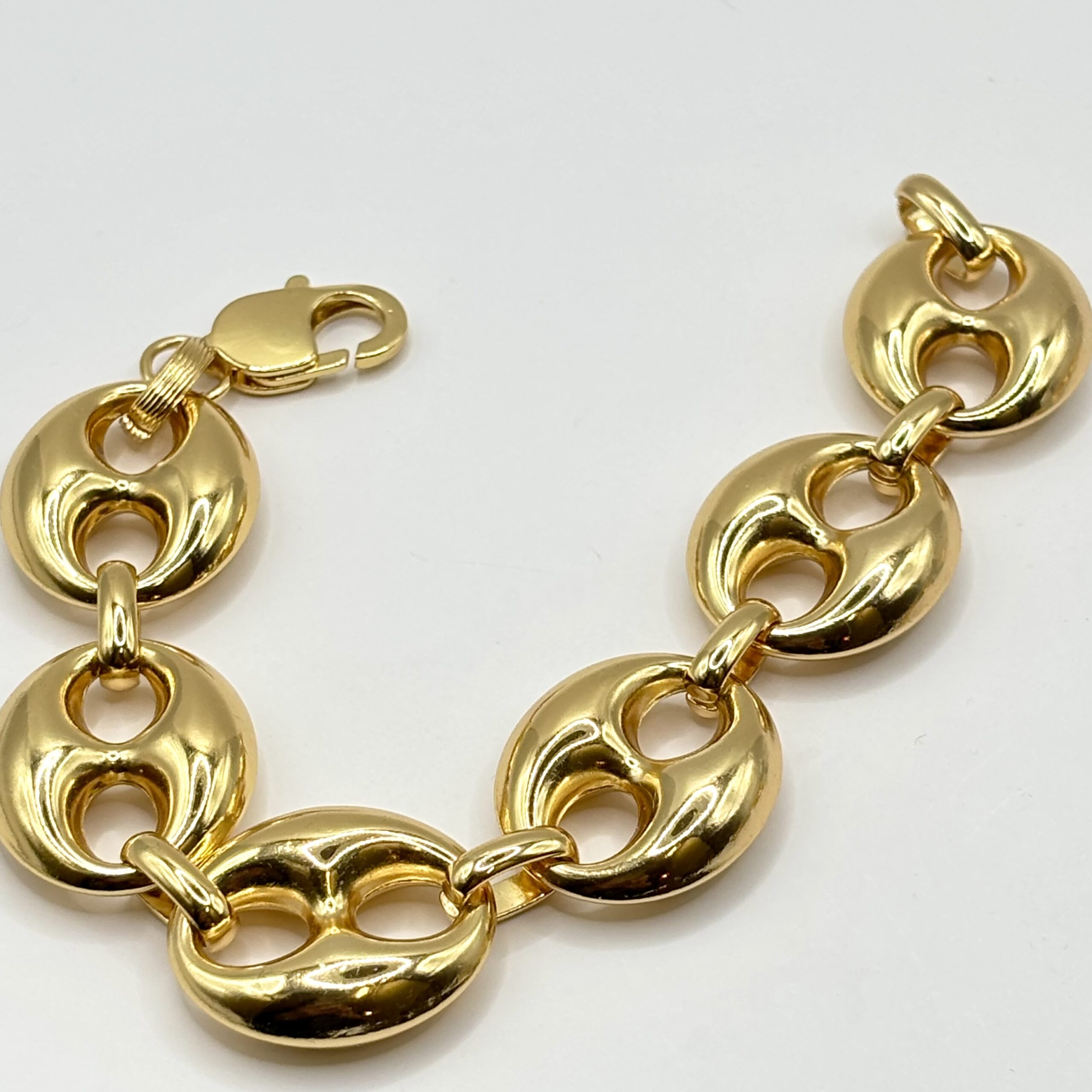 Gourmette grains grosse maille