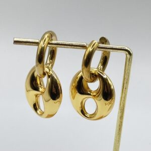 Boucles d’oreilles grains de café