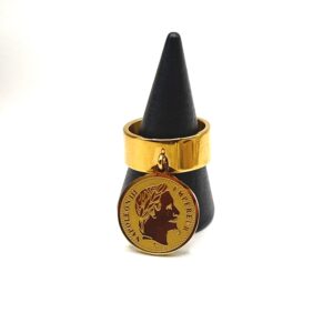 Bague médaillon Napoléon o
