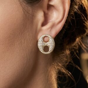 Boucles d’oreilles grain de café
