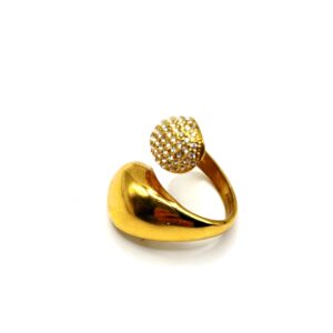 Bague (serpent avec strass )
