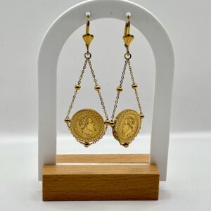 Boucles d’oreilles long Napoléon