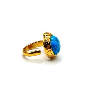 Bague bleue