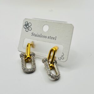 Boucles d’oreilles tyfa argenté à vice