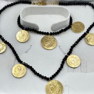 Parue Louis double face perle noire