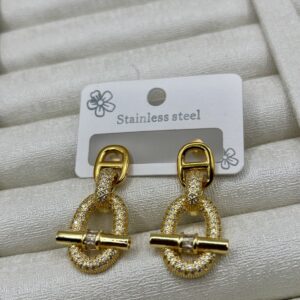 Boucles d’oreil. inspi hermès doré )