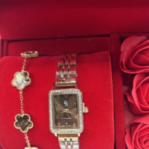 Coffret montre étanche et bracelet en acier inoxydable