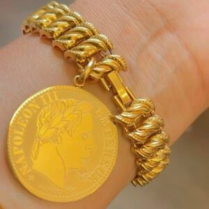 Bracelet américain avec médaillon